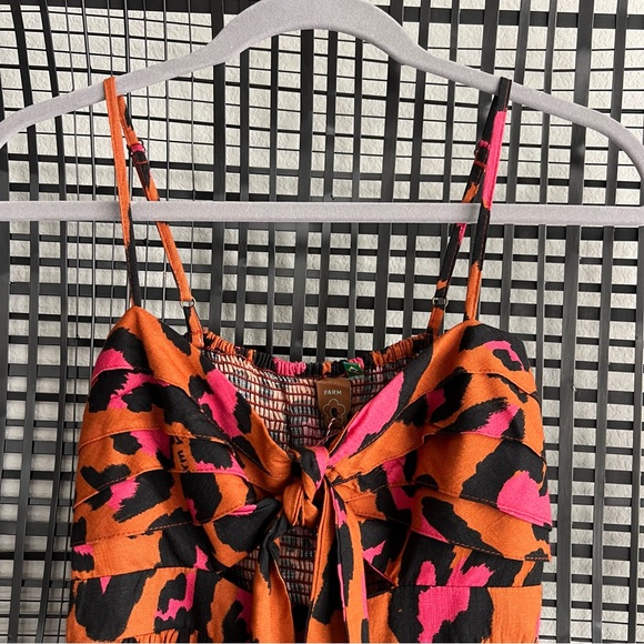 Farm Rio macaquinho leopard pop romper Brazil - Picture 2 of 10